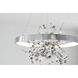 Canada LED 24 inch Chrome Chandelier Ceiling Light